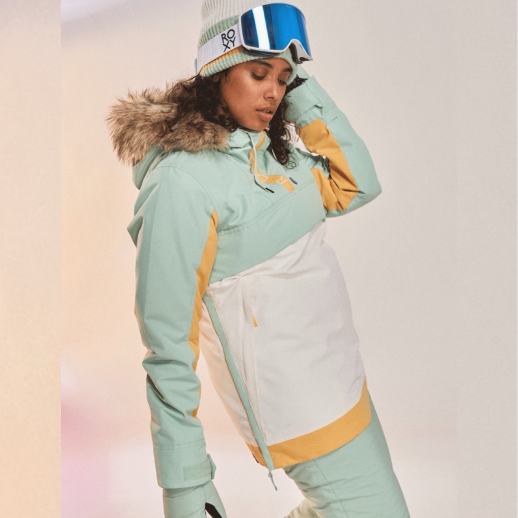 Shelter Hooded Snow Jacket With Removable Faux Fur Trim